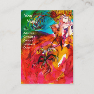 Tarjeta De Visita MIRANDOLINA / Artes escénicas ,Diseñador de disfra