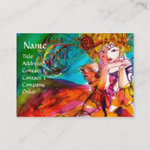 Tarjeta De Visita MIRANDOLINA/moda, teatro, diseñador de vestuario