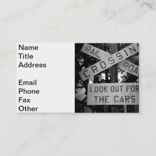 Tarjeta De Visita Mire hacia fuera para los coches