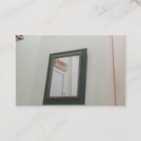 Mirror on the wall business card