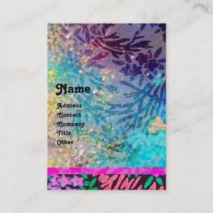 Tarjeta De Visita MÍRTEL MÍGICO MONOGRAMA Sparkling Reflecciones per