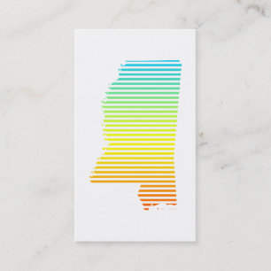 Tarjeta De Visita mississippi chill fade