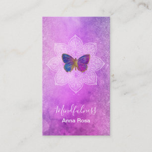 Tarjeta De Visita *~* Misteridad por la meditación de yoga Mandala 