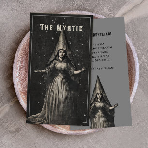 Tarjeta de visita mística o para brujas