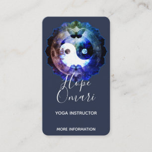 Tarjeta De Visita Místico Yin Yang, Espiritual Holístico