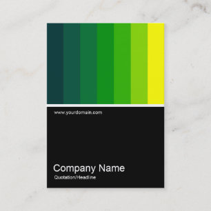 Tarjeta De Visita Mitad de foto 0116 - Verde oscuro a amarillo