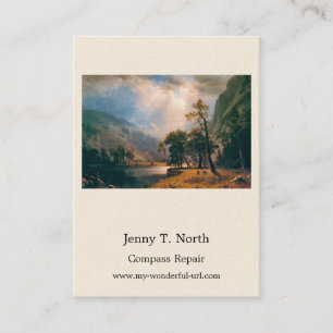 Tarjeta De Visita Mitad Dome Yosemite Valley de Albert Bierstadt, 18