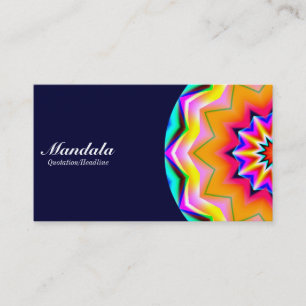 Tarjeta De Visita Mitad Mandala 02 - Marina Oscura