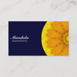 Tarjeta De Visita Mitad Mandala 04 - Marina Oscura
