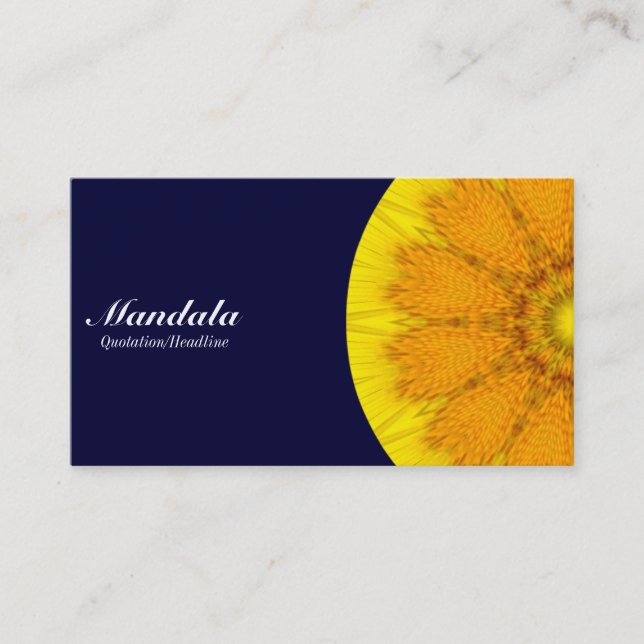 Tarjeta De Visita Mitad Mandala 04 - Marina Oscura (Anverso)