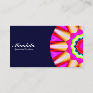 Tarjeta De Visita Mitad Mandala 05 - Marina Oscura