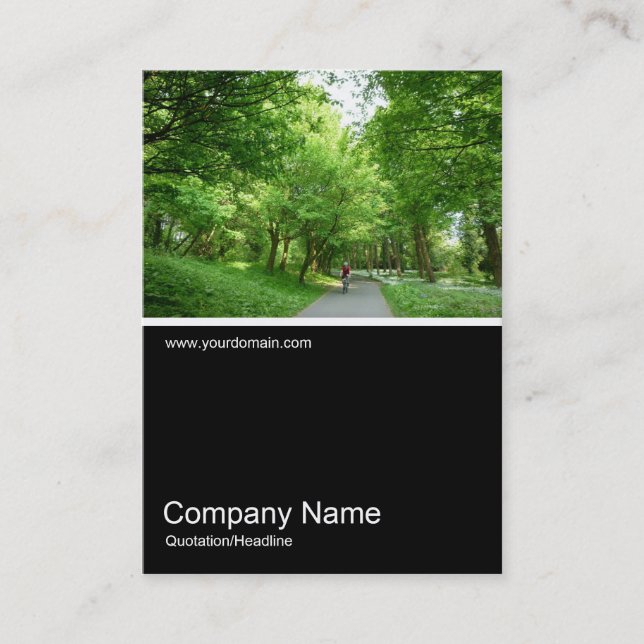 Tarjeta De Visita Mitad y media foto 0222 - Ciclo (Anverso)