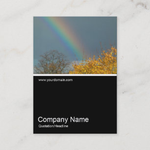 Tarjeta De Visita Mitad y medio foto 0262 - Fin del arco iris