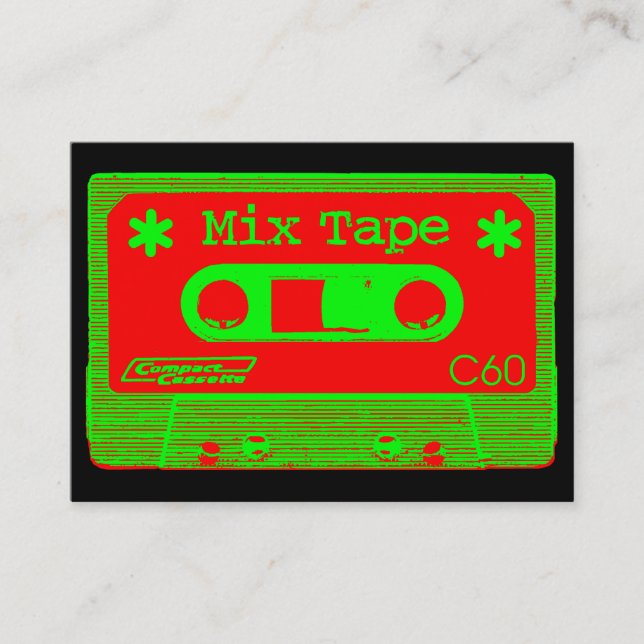 Tarjeta De Visita Mix Tape Pop IV (Anverso)
