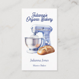 Tarjeta De Visita Mixer Bread Bakery Pastry Chef