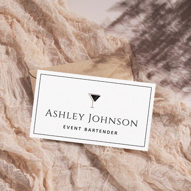 Tarjeta De Visita Mixólogo del barman del evento Sommelier Classic W (Subido por el creador)