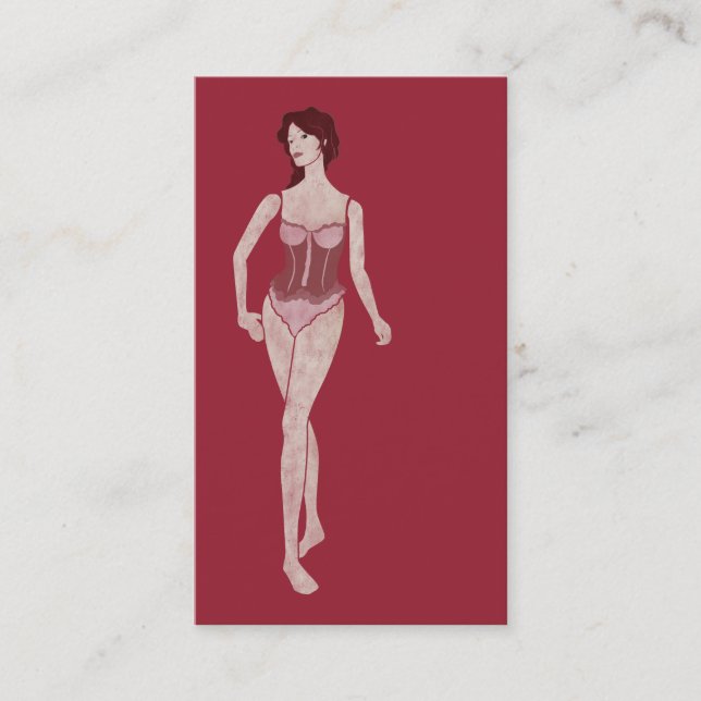 Tarjeta De Visita m'lady mannequin (Anverso)
