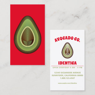 Tarjeta De Visita mod aguacate