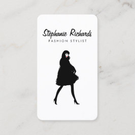 Tarjeta De Visita Mod Fashion Chica Boutique, Stylist, blogger