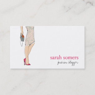 Tarjeta De Visita Moda Blogger Moda Modelo Elegante