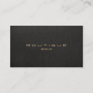 Tarjeta De Visita Moda Boutique Imitat Leinen Professionelle
