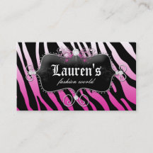 Moda cebra Joyería rosa moderno