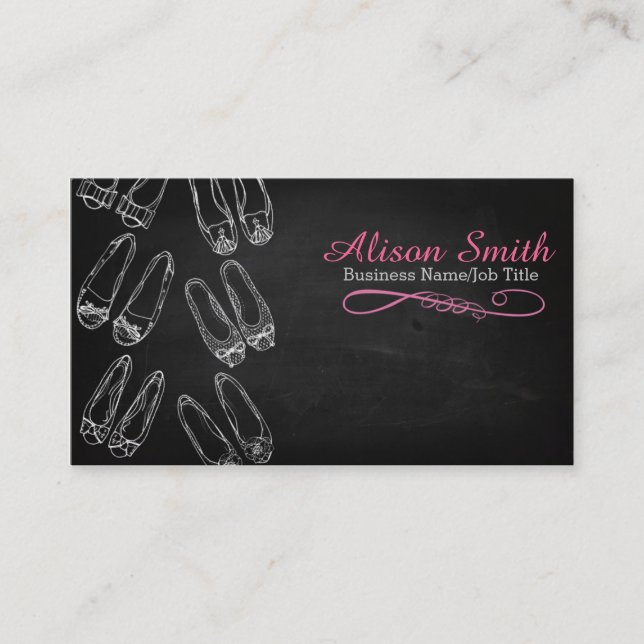 Tarjeta De Visita Moda/Complementos/Accesorios/zapatos (Anverso)