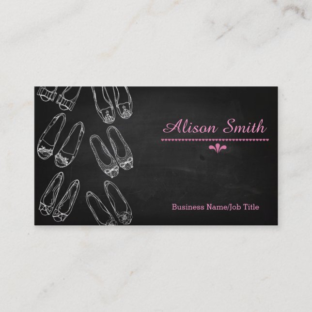Tarjeta De Visita Moda/Complementos/Accesorios/zapatos (Anverso)