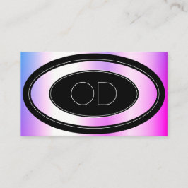 Tarjeta De Visita Moda de belleza monográfica Guay Pink Purple Ombre