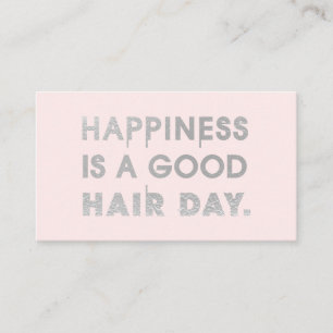 Tarjeta De Visita Moda De Cita Estilista De Pelo Tipografía Moderna