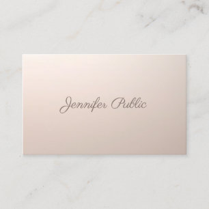 Tarjeta De Visita Moda de guión de salón de belleza de maquillaje