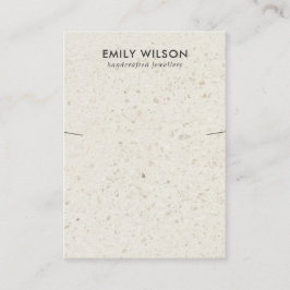 TARJETA DE VISITA MODA DE LA PANTALLA DE BRACELET DE NECKLACE DE TER