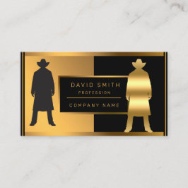 Tarjeta De Visita Moda De Lujo Clásica Añade Tu Texto Para Él