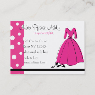 Tarjeta De Visita Moda de primavera