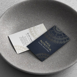 Tarjeta De Visita Moda del instructor de mediación de yoga Mandala d