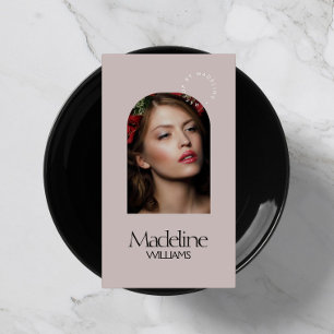 Tarjeta De Visita Moda editorial Salón de belleza maquillaje artista