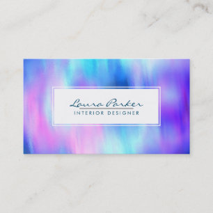 Tarjeta De Visita Moda elegante del artista de Guay del extracto de