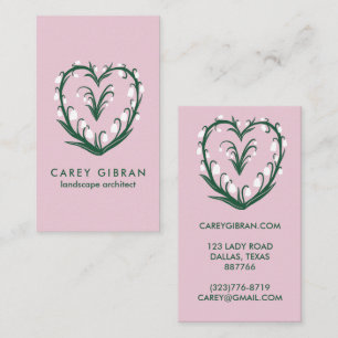 Tarjeta De Visita Moda Elegante PERSONALIZADO de dibujo de línea Lil