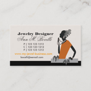 Tarjeta De Visita Moda figurada del artista del diseñador de la