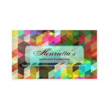 Moda fina geométrica Girly Retro