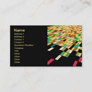 Tarjeta De Visita Moda floral retra femenina fresca linda fina