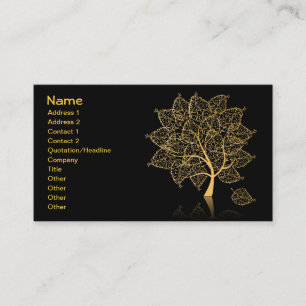 Tarjeta De Visita Moda floral retra femenina fresca linda fina