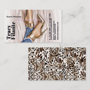 Tarjeta De Visita Moda Glam Chic