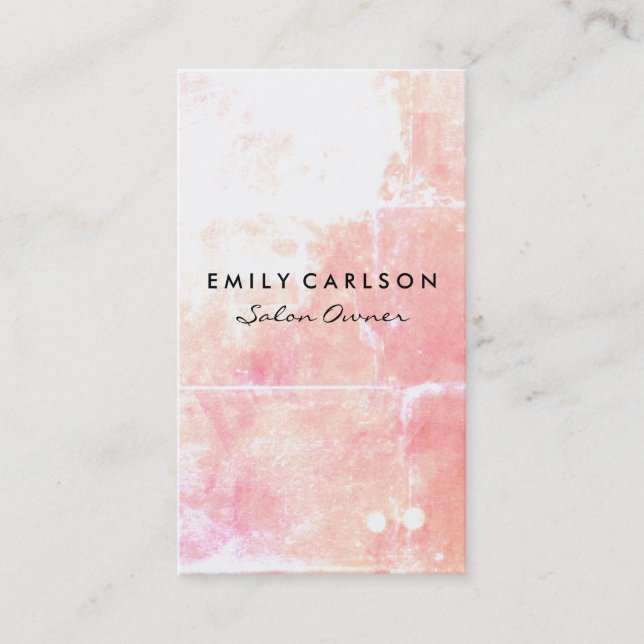 Tarjeta De Visita Moda Grunge (Anverso)