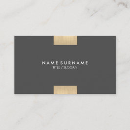 Tarjeta De Visita Moda impresa Kraft moderna elegante del acento del