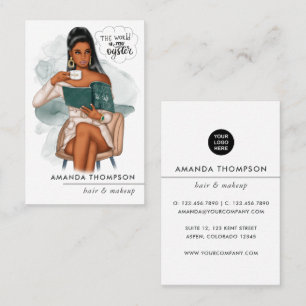 Tarjeta De Visita Moda Jefe Mujer