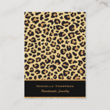 Moda Leopard Print Pattern Jewelry Earring Display