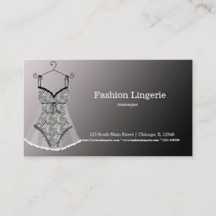 Tarjeta De Visita Moda Lingerie