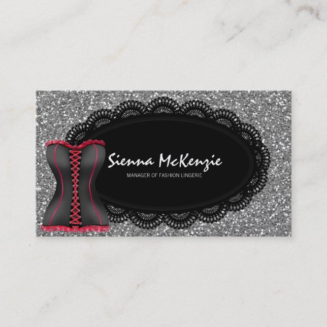 Tarjeta De Visita Moda Lingerie (Anverso)