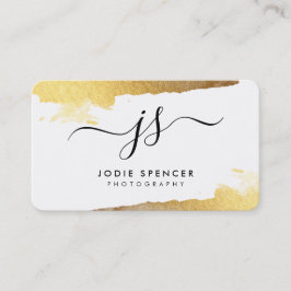 Tarjeta De Visita MODA LOGO bonito de lujo oro inicial rosado